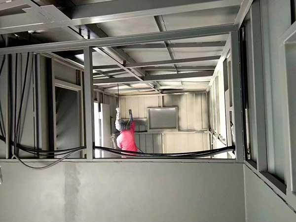 湖南聚氨酯发泡设备集装箱移动房保温施工(图2) 集装箱移动房聚氨酯保温施工