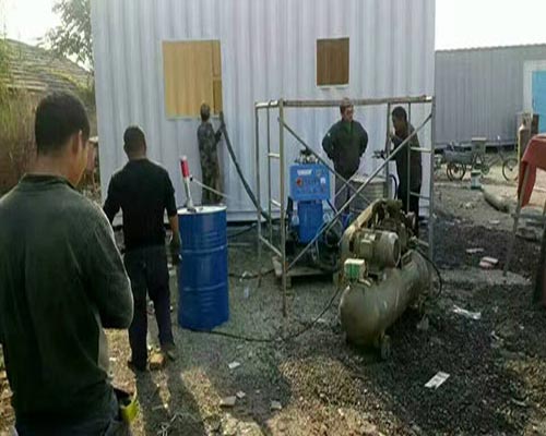 集装箱聚氨酯喷涂施工用什么设备(图2) 集装箱聚氨酯喷涂施工